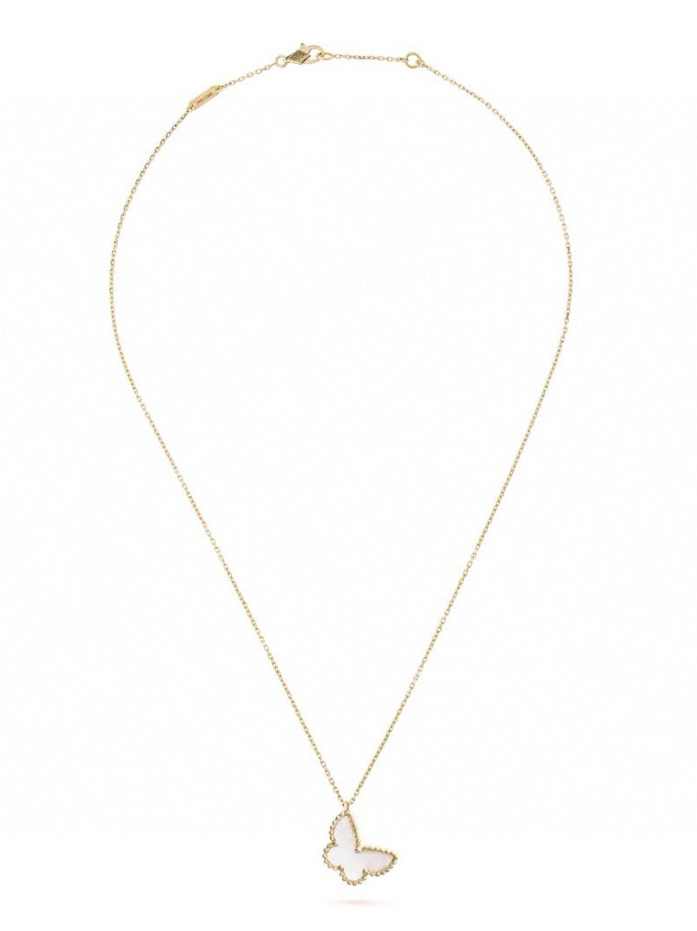 VCA Gold Butterfly Pendant Necklace - Women Jewelry